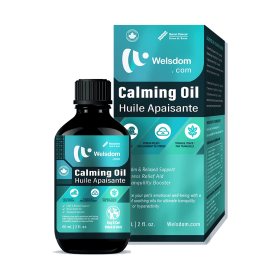 Calming Oil for Dogs Natural Anxiety and Stress Relief Pet Relaxation Aid